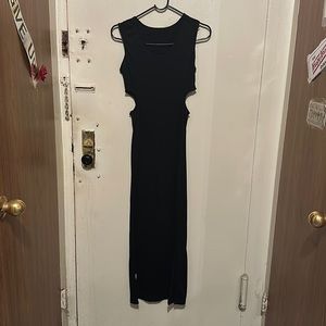 ASYMMETRICAL TUNIC WITH CUT OUT DESIGN AND LONG SPLITS